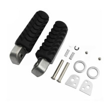 Motorcycle Rear Footrest Pedal Foot Pegs for Z650 650 Motorcycle Footpeg Cover