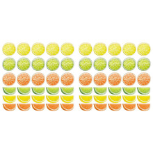 60 Piezas de Rodajas de Limón Artificial de 2 Pulgadas, Simulación Decorativa Fruta Falsa Adorno de Boda Decoración de Festival Accesorios de