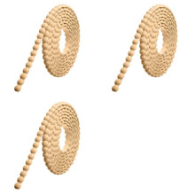 3X Flexible Molding Trim Peel and Stick for Walls Decorative Bead Pearl DIY Wall Trim for Bathroom Mirror Frame Border