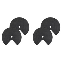 4 Pcs Lazy Shelf Liner Circle Kitchen Liners Non Adhesive Kitchen Cabinet Liners Non Slip Non Skid Fridge Mats