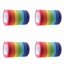 28X Colored Masking Tape,Colored Painters Tape for Arts and Crafts,Drafting Tape,A