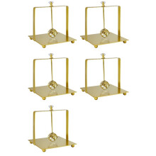 5X Napkin Holder Rack Organizer Tabletop Organization Metal Napkin Dispenser Tray for Cafe Dining Table Party Gold