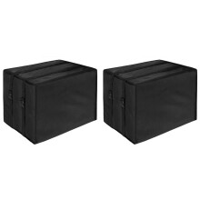 2X Air Conditioner Cover Outside, Window AC Unit Cover, Dust-Proof Waterproof Outdoor Window AC Cover 53x40x38cm