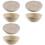 3X Round Rattan Bread Fermentation Basket Drying Storage Fermentation Basket Bread Fermentation Basket 1