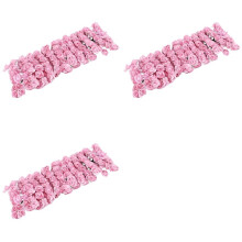 432Pcs  Petite Fleur Artificielle en Fleurs de Bourgeons de Rose Décoration de Mariage Artisanat Diy Maison,Rose Clair
