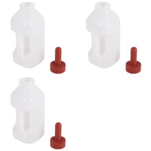 3X Calf Bottle with Handle and Push- Nipple 2 Quart Feeder for Nursing Baby Cows