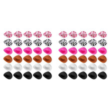 60Pcs  Western Cowboy Cowgirl Hat,Miniature Cute Doll Hat Party Dress,Pretend  Dollhouse Decoration Accessories