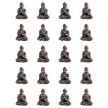 20X Buddha Statue Bronze Buddha Statue Chinese Buddhism Pure Copper Bronze Sakyamuni Buddha Statue