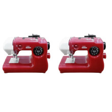 2X Draagbare Naaimachine, -Naaimachine, Simulatie -Naaimachine Ornament D