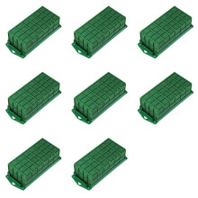 8 Stuks Steekschuimkooi Bloemenhouder met Steekschuim voor Bloemen Kooikom voor Tafel Middenstuk Bloemstuk