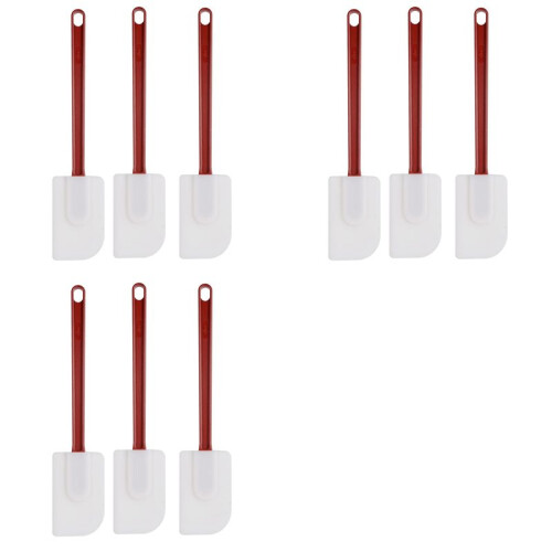 9Pack Espátulas de Silicone Resistente Ao Calor, Espátula de Silicone, Espátula de Raspador de Borracha 10 Polegadas, Uso de Cozinha A