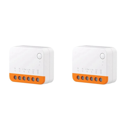 2X  WiFi-Lichtcontroller  Controller Afstandsbediening Tweerichtingscontroller Spraak-/App-Bediening  Button Controller