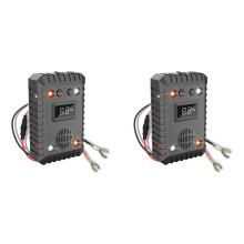 2X Ultrasonic Rodent Repellent for Cars, Repellent Under Hood, Battery Operated, with Strobe Light