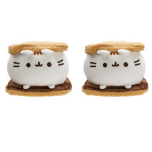 2X Cute Chocolate Cookie Cat Plush Toy, Soft Stuffed Animal Pillow, Sleeping Toy, Home Decor Children'S Birthday Gift
