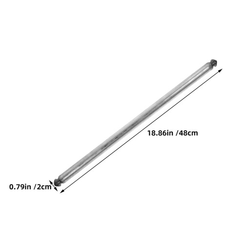 2Pcs Eixo Da Roda Do Lixo: Substituição Com Barras De Metal Resistente 2