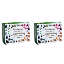 2X Christmas Advent Calendar, Crystal Ore 24 Days Christmas Countdown Calendar, Minerals Gift Box, Advent Calendar Toy