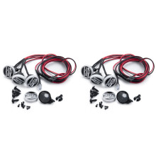 Kit de Luces LED de 8 Piezas Faros Delanteros para Axial SCX10 Wraith RR10  TRX4 TRX6 1/10 RC Crawler Car Upgrade Parts