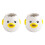 2X Cute Egg Separator, Ceramics Vomiting Chicken Egg Yolk White Separator, Practical Household Small Egg Filter Splitter 1