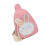 1Sac De Poitrine Rose Polyester Réglable Passage Épaules 9