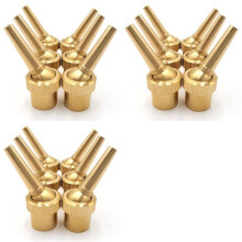 18pcs 1/2inch DN15 Brass Fountain Nozzle Adjustable Direction Jet Water SprayHead for Landscaping Use