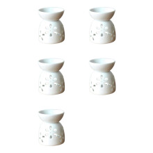 5X Ceramic Crafts Ceramic Hollow-Out Aromatherapy Stove Candlestick Handmade Style 3