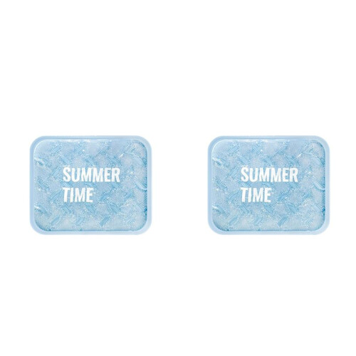 2X Summer Cooling Ice  Cushion for Chair Comfortable Soft Gel Integration  Pad Multi-Functional Ice Mat Summer