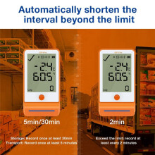 Temperatuur-Vochtigheidsmonitor Thermometer Digitale Datalogger Recorder Koelketen Transport Kas