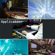 4-Kanal-Multi-Netzwerk, 3-Polig, XLR auf Ethercon RJ45, Cat5-Ethernet-Extender für Live-Bühnen-Audio-Aufnahmestudio, Rot