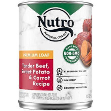 Nutro Products, Inc. Nutro Products Premium Loaf Adult Wet Dog Food, Beef, Sweet Potato & Carrot, 12Each/12.5 Oz (Count of 12)
