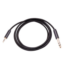 Cavo Aux Adattatore da 3,5 Mm A 6,35 Mm per Amplificatore Mixer Cavo Audio da 3,5 A 6,5 Jack Maschio-Maschio Placcato nel Oro, 2 Metri