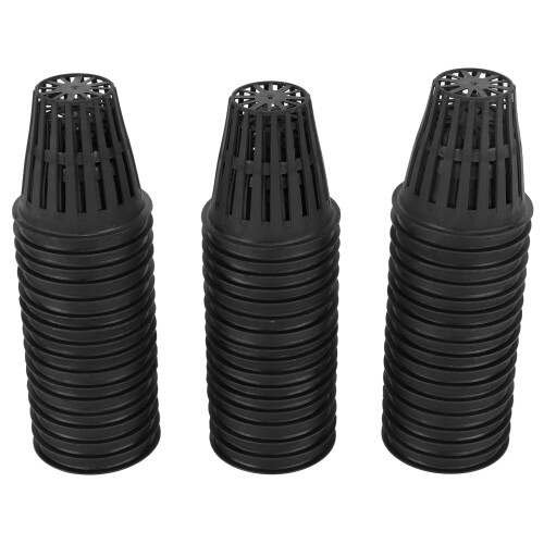 Conjunto de 50 Copos Hidropônicos Leves e Econômicos com Rede, Copos de Plástico de 2 Polegadas para Plantas 1
