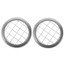 2pcs Flower Jars Lids Stainless Steel Mason Jar Lids Flower Arrangement Canning Jars Covers