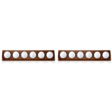 2X Houten Golfbal Displaykast 6 Standaard Formaat Muurbevestiging Golfbal Standaard Display