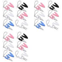 18 Pcs Small Scissors Keychain Set with Cover Travel-Sized Portable Snips for Travel, Sewing, Crafts and Yarn