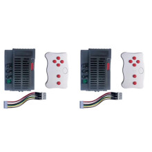 2X RX74-1 24V 2.4G  Controle Remoto Receptor Controlador Caixa Kit para Crianças Passeio Elétrico em Brinquedos Carro