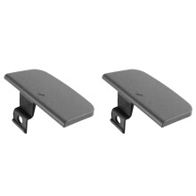 2X 51117042702 Front Bumper Towing Flip Cover for E65 E66 745I 745Li 760Li 2002-2005 Bumper Tow Hook Eye Cap Lid
