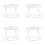 4X Buckle Metal Button Quick-Install Quick-Release Adjusting Rope Diving Counterweight Buckle 1