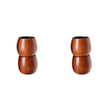 Boston-Glas Aus Verkohltem Holz, Boston-Trinkbecher Aus Holz, Altmodische Whiskygläser, Trinkgläser, 4er-Pack