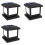 3X Timed LED Solar Pillar Light Waterproof Solar Lights Outdoor Remote Control Garden Sunlight 1