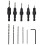 11Pcs Countersink Drill Bit Set Woodworking Fast Change Chamfer Adjustable Drilling Tools 1