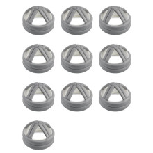 10X Schutzhelm für Ältere Menschen, Sicherheitshelm, Verstellbar, Atmungsaktiv, für Senioren, Sturzprävention, Kopfschutzkappe, Grau