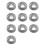 10X Elderly Protective Helmet, Safety Helmet Adjustable Breathable Seniors Fall Prevention Heads Protection Cap Gray 1