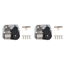 2X Music Box Movement DIY Clockwork Type Musical Box Accessories Piano Model Music Box Movement Accessories