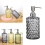 1Pc Glass Lotion Container Grey Reusable Portable Shampoo Bottle 3