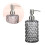 1Pc Glass Lotion Container Grey Reusable Portable Shampoo Bottle 10