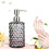 1Pc Glass Lotion Container Grey Reusable Portable Shampoo Bottle 11