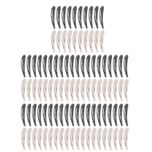 100Pcs Snap Hair Clips Thickened Durable Metal 2.0in Long Safe Elastic Hair Barrettes for Women Girls DIY
