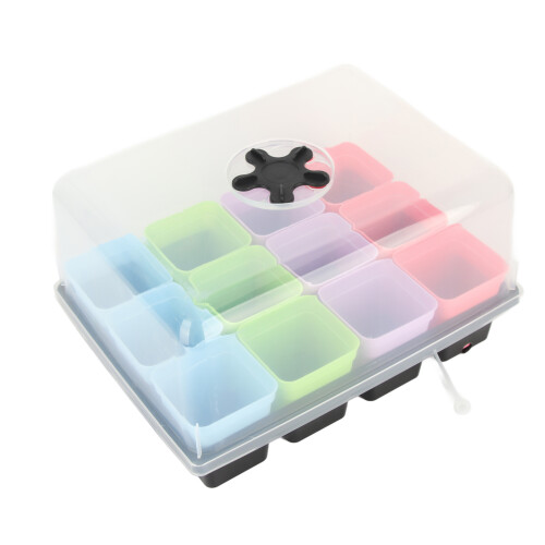 Seedling Box Horticultural Flower Planting Pot Germ Development Cultivation Tray 1