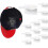 12 Pack Self Adhesive Hat Hooks, Hat Organizer Wall Mounted Minim 1
