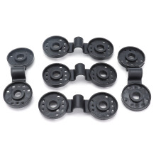 Shading Net Clips 20Pcs Black Sunshade Cloth Fasteners Greenhouse Clamps Tool